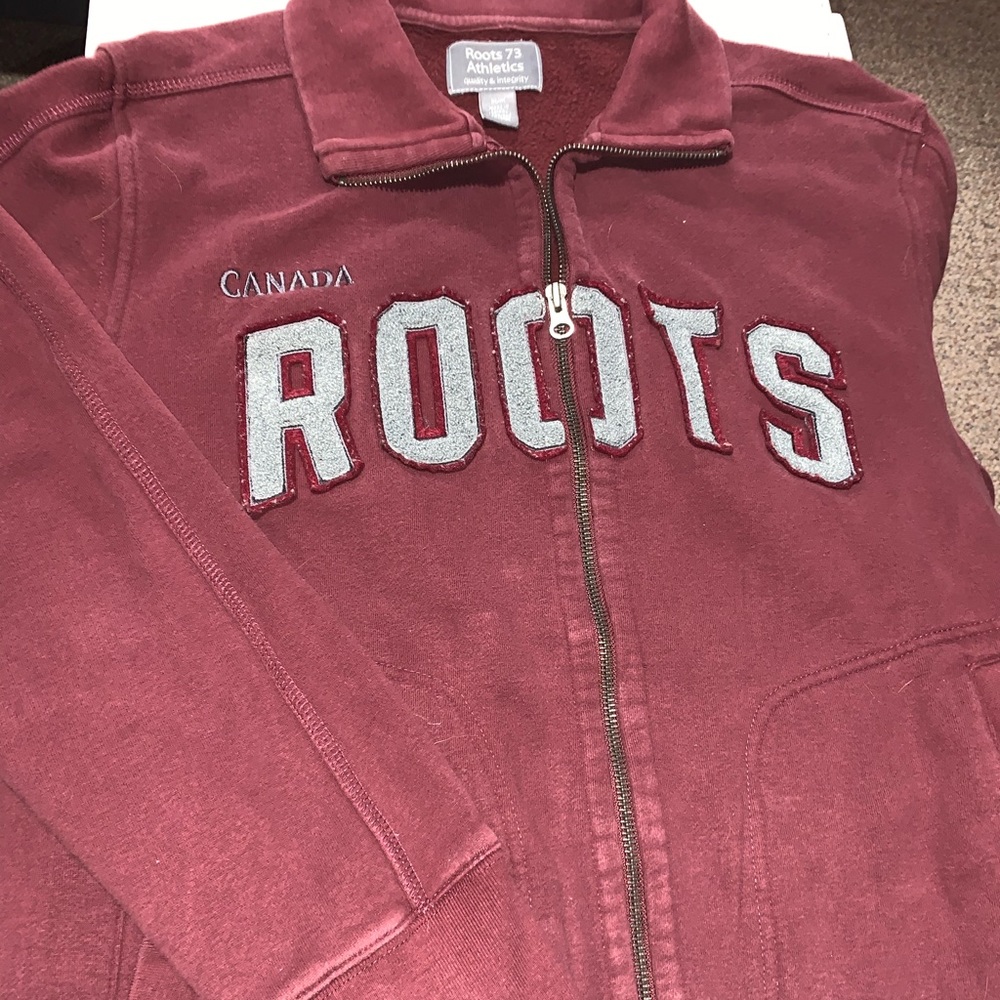Burnt Red Roots Canada Zip Up